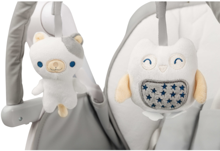 Стільчик для годування + гойдалка Caretero Indigo Світло-сірий (5903076305480) - зображення 5