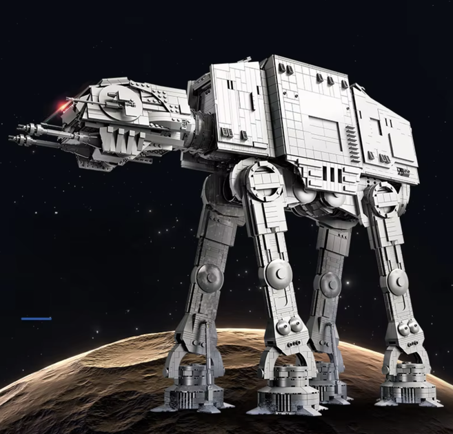 Конструктор Эйти-Эйти Star Wars — 2192 детали, боевой робот AT-AT из Звездных войн - Фото 2 Конструктор Эйти-Эйти Star Wars — 2192 детали, боевой робот AT-AT из Звездных войн - изображение 2