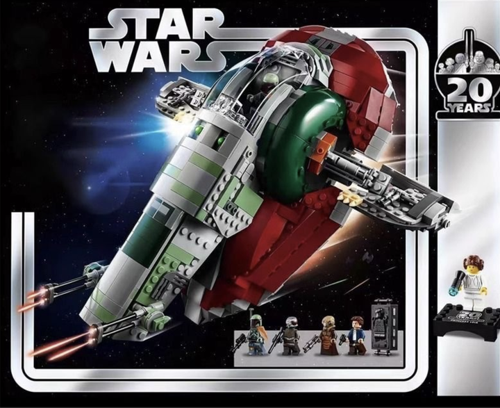 Конструктор STAR WARS Slave I (Раб I) — 1007 деталей, космический корабль Бобы Фетта, большой набор для детей 14+ - изображение 5