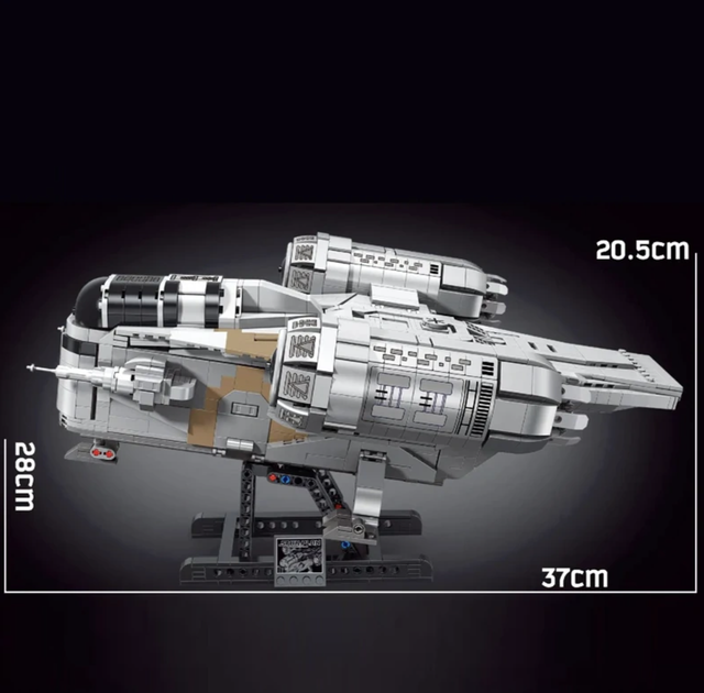 Конструктор Star Wars Лезвие Бритвы (Razor Crest) - 2248 деталей, космический корабль из звездных войн - изображение 2