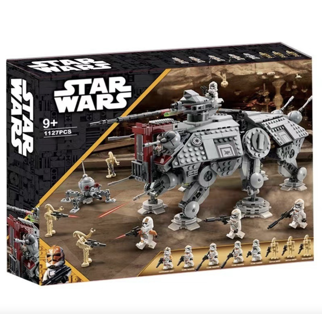 Конструктор STAR WARS Крокоход KO-77 - 1127 деталей, боевая машина-крокоход с фигурками клонов и дроидов - Фото 7 Конструктор STAR WARS Крокоход KO-77 - 1127 деталей, боевая машина-крокоход с фигурками клонов и дроидов - изображение 7