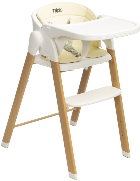 Стільчик для годування Caretero Triplo Beige (5903076320889) - зображення 2