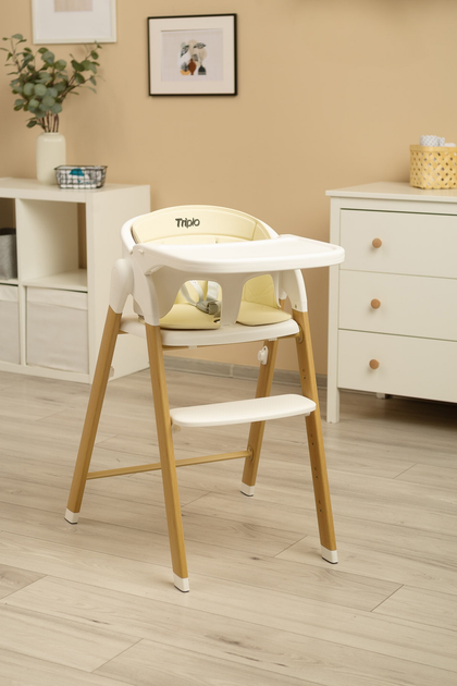 Стільчик для годування Caretero Triplo Beige (5903076320889) - зображення 11