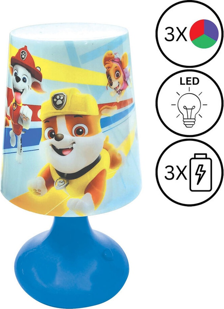 Lampka nocna dla dzieci Lexibook Psi Patrol bezprzewodowa (MLT10PA) - obraz 4
