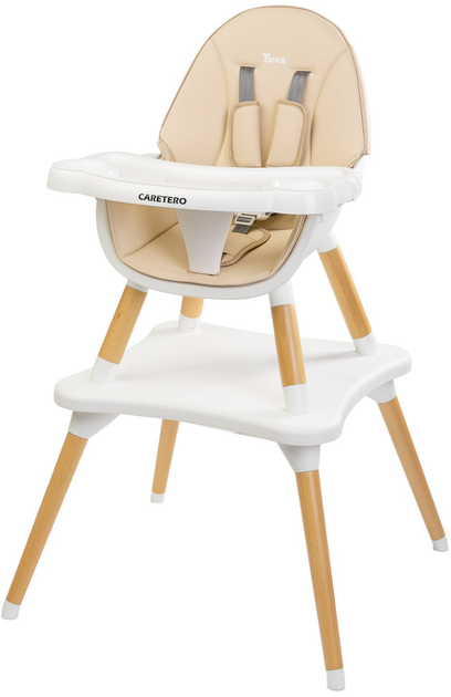 Стільчик для годування Caretero Tuva Beige (5903076306692) - зображення 1