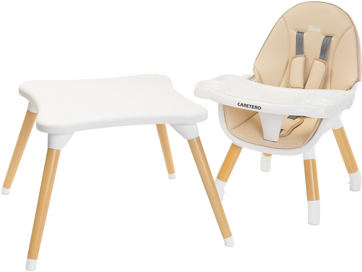 Стільчик для годування Caretero Tuva Beige (5903076306692) - зображення 3