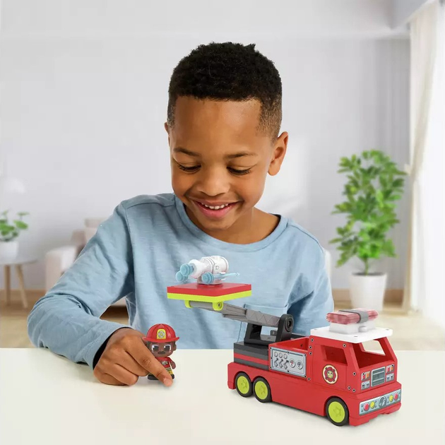 Zestaw zabawek Tile Town Fire Truck 90314 (630996820810) - obraz 2