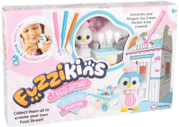 Zestaw zabawek Martinex Fuzzikins Ice Cream Parlour 33011201 (6416550112010) - obraz 1