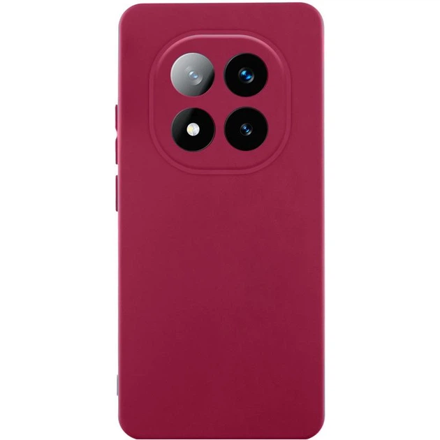 Чохол TPU GETMAN Liquid Silk Full Camera для Xiaomi Redmi Note 14 Pro+ 5G Бордовий / Marsala - Фото 1 Чохол TPU GETMAN Liquid Silk Full Camera для Xiaomi Redmi Note 14 Pro+ 5G Бордовий / Marsala - зображення 1