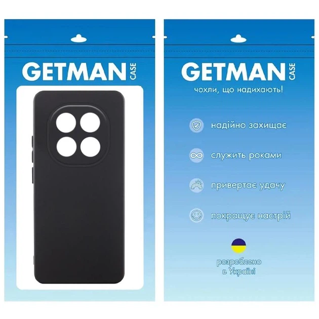 Чохол TPU GETMAN Liquid Silk Full Camera для Xiaomi Redmi Note 14 Pro+ 5G Чорний / Black - Фото 2 Чохол TPU GETMAN Liquid Silk Full Camera для Xiaomi Redmi Note 14 Pro+ 5G Чорний / Black - зображення 2