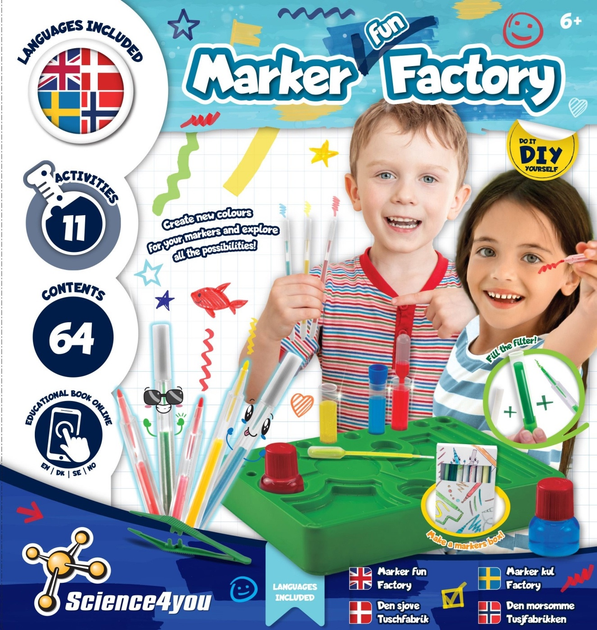 Zestaw zabawek Science4you, Marker Factory 40326 (5600983632448) - obraz 1