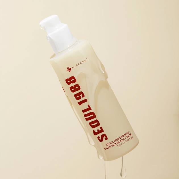 Есенція для обличчя K-Secret Seoul 1988 Essence: Snail Mucin 97% + Rice відновлююча 100 мл (8809695240515) - зображення 2