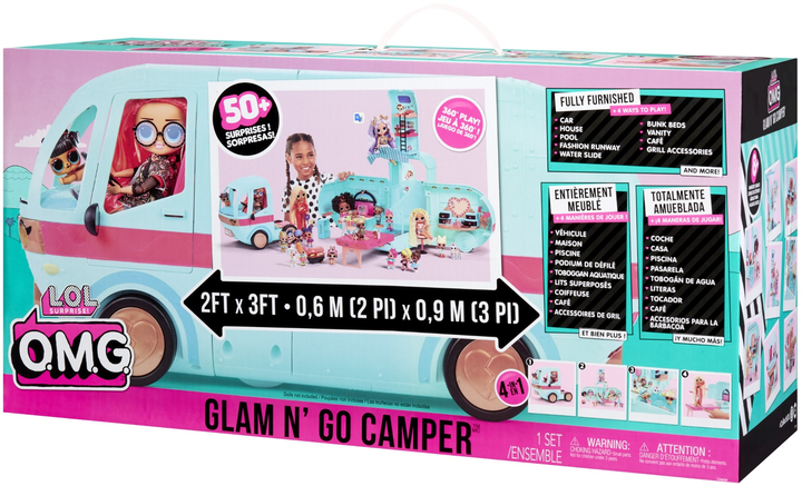 Zestaw do zabawy L.O.L. Surprise Glam N' Go Camper 502500 (035051502500) - obraz 1