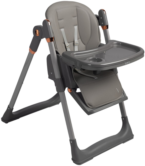 Krzesełko do karmienia Caretero Vars Grey (5908310398204) - obraz 2