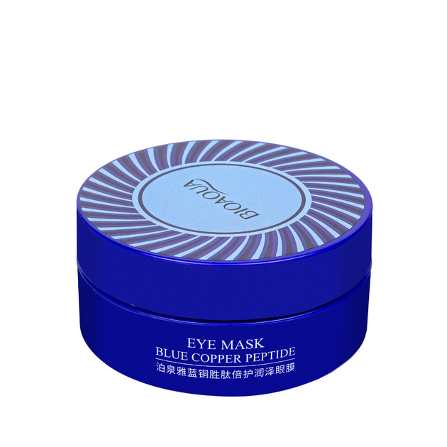 Патчи для кожи вокруг глаз с пептидами меди Bioaqua Blue Copper Peptide Essence 60 шт - изображение 3