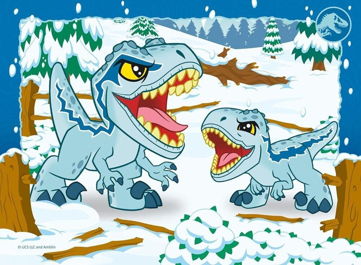 Пазл Ravensburger 4 в 1 Jurassic World Explorers 12/16/20/24 елементи 12004027 (4005555040279) - зображення 3