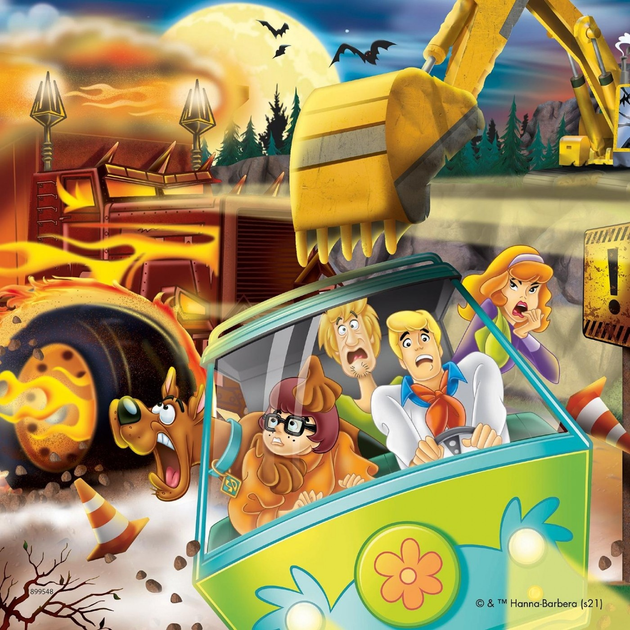 Пазл Ravensburger Scooby Doo Night Fright 3 x 49 елементів 5242 (4005556052424) - зображення 4