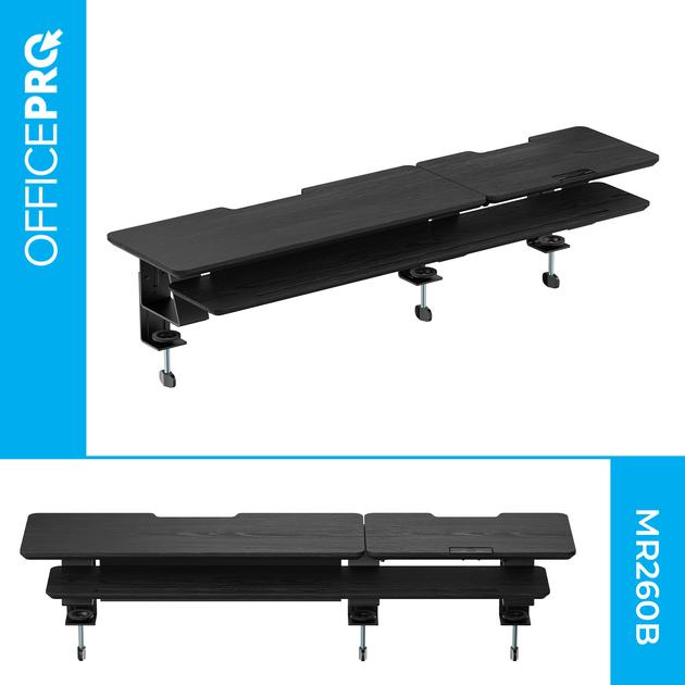 Підставка для ноутбука OfficePro MR260B Wood Black (MR260B) - Фото 5 Підставка для ноутбука OfficePro MR260B Wood Black (MR260B) - зображення 5