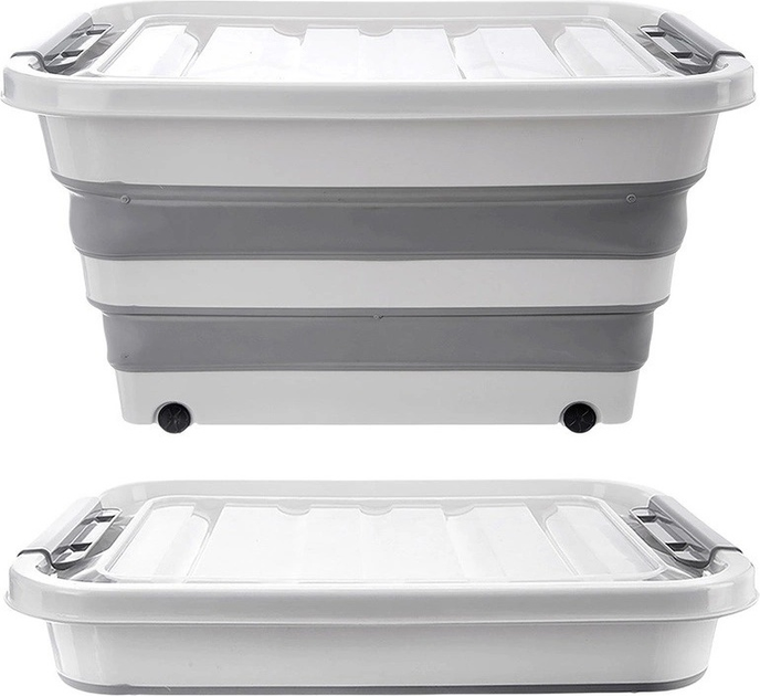 Контейнер для зберігання Orion Kemp на колесах складаний 30 л (8697404117896) - зображення 2