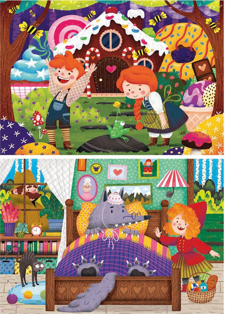 Пазл Ravensburger Світ казок 2 x 12 елементів 12004045 (4005555040453) - зображення 2