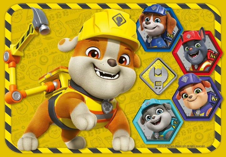 Пазл Ravensburger Psy Patrol Рубл і його команда 2 x 12 елементів 12004167 (4005555041672) - зображення 4