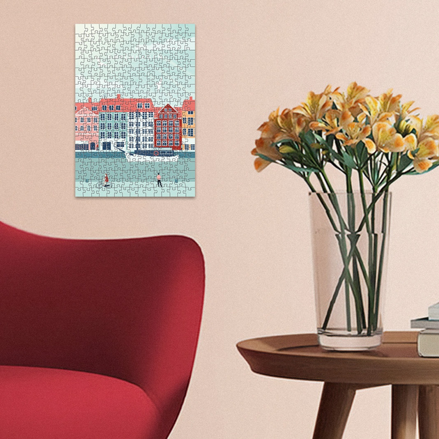 Пазл Ravensburger Moment Копенгаген 300 елементів 12000769 (4005555007692) - зображення 6