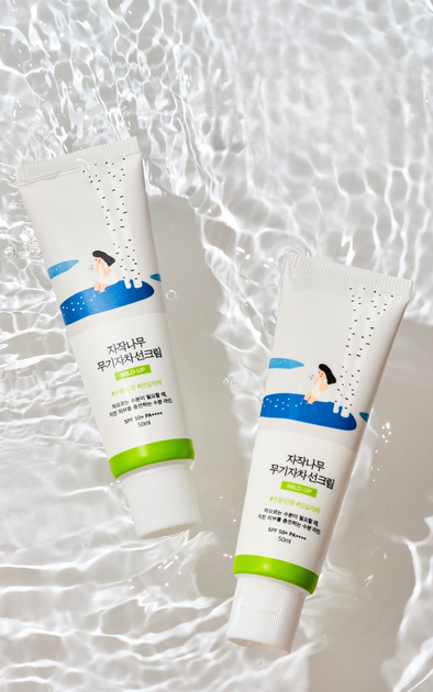 Krem przeciwsłoneczny do twarzy Round Lab Birch Juice Mild-Up Spf 50+ 50 ml (8809782558523) - obraz 5