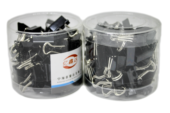 Зажимы/Биндеры FROM FACTORY ZAE канцелярские черные 1.5см/60шт - изображение 3