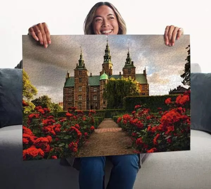 Пазл Ravensburger Beautiful Castles Замок Розенборг 1000 елементів 12001336 (4005555013365) - зображення 3