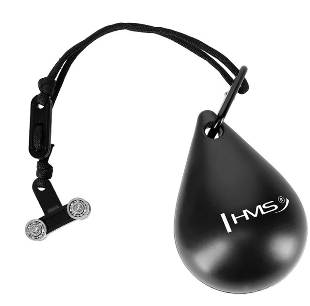 Zestaw HMS Hula hop HHW02 czarny z wypustkami i obciążnikiem + pas BR163 czerwony (5907695552805) - obraz 7