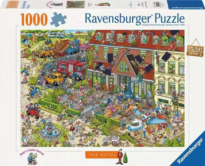 Пазл Ravensburger Ray Nicholson – Готель 1000 елементів 12000723 (4005555007234) - зображення 1