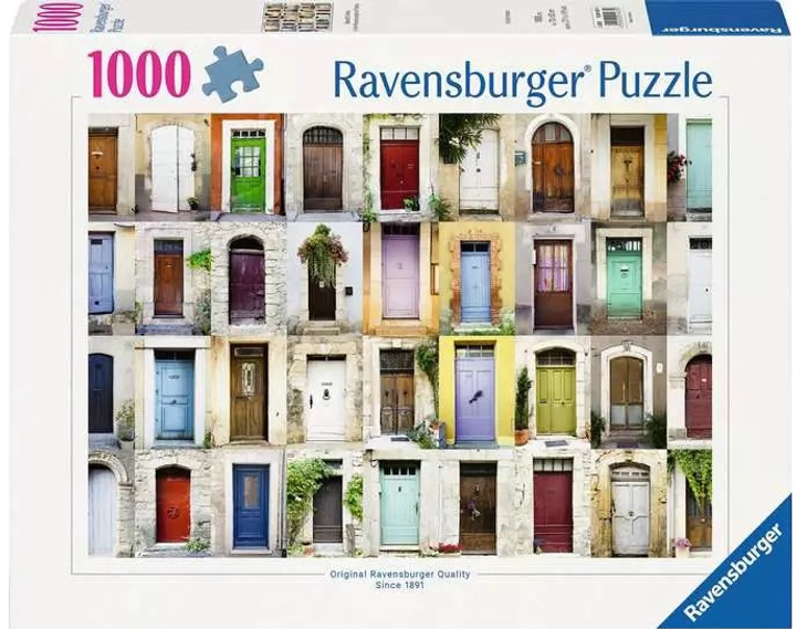 Пазл Ravensburger Прованс – двері 1000 елементів 12001437 (4005555014379) - зображення 1