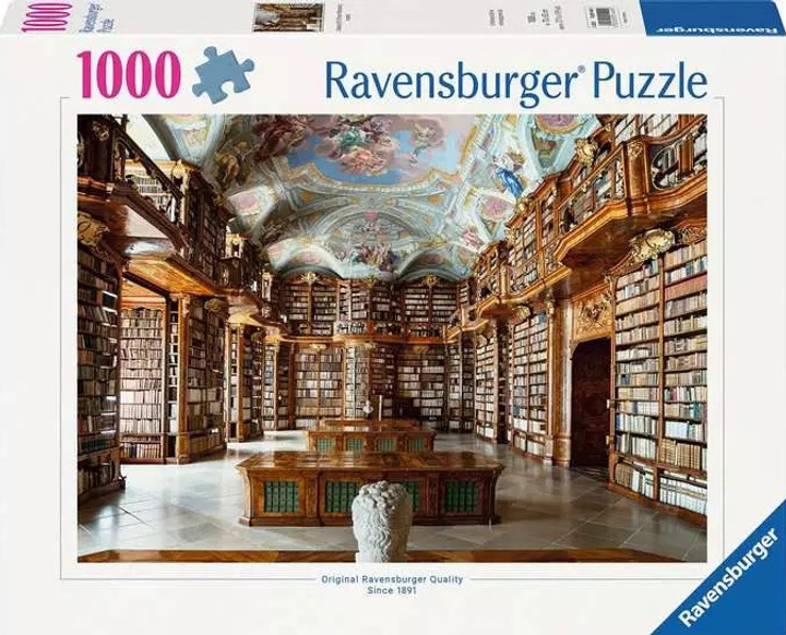 Пазл Ravensburger Бібліотека 1000 елементів 12001440 (4005555014409) - зображення 1