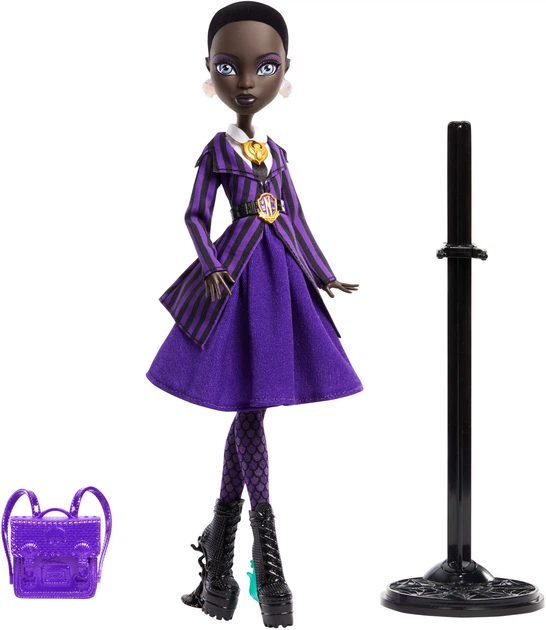 Колекційна лялька Monster High X Wednesday Б'янка у шкільній формі JDR71 (194735288878) - зображення 2