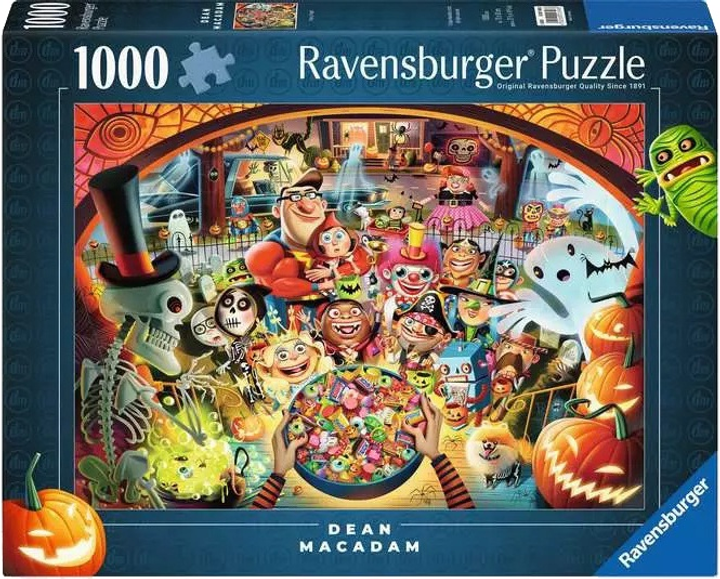Puzzle Ravensburger Cukierek albo psikus 1000 elementów 12001348 (4005555013488) - obraz 1