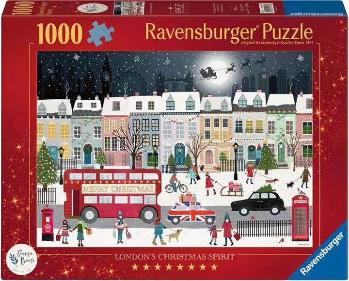 Пазл Ravensburger Різдво в Лондоні 1000 елементів 12001584 (4005555015840) - зображення 1