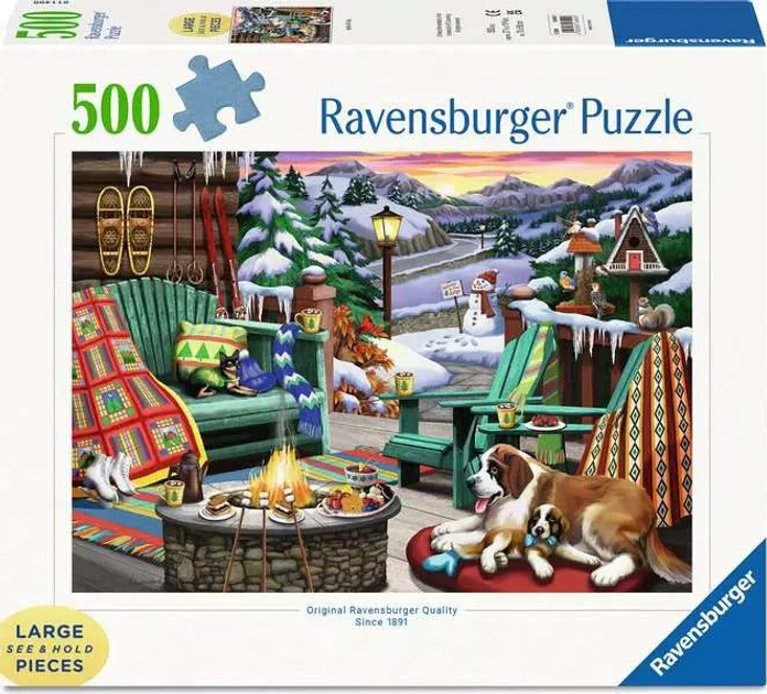 Пазл Ravensburger Зимовий настрій 500 елементів 16442 (4005556164424) - зображення 1