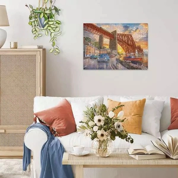 Пазл Ravensburger Міст на світанку 1000 елементів 12000125 (4005555001256) - зображення 3