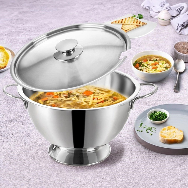 Супниця Orion сталева з кришкою 4.5 л (8592381187736) - зображення 2