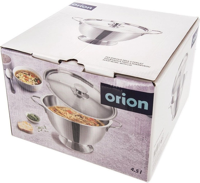 Супниця Orion сталева з кришкою 4.5 л (8592381187736) - зображення 6