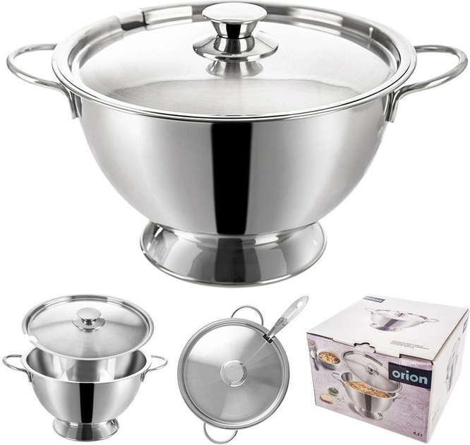 Супниця Orion сталева з кришкою 4.5 л (8592381187736) - зображення 7