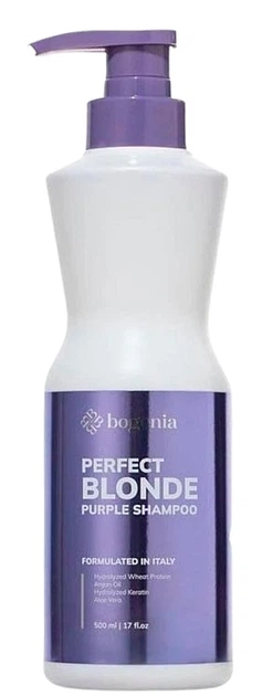 Шампунь для волос Perfect Blonde Shampoo Bogenia BG418 №001 500ml - Фото 1 Шампунь для волос Perfect Blonde Shampoo Bogenia BG418 №001 500ml - изображение 1
