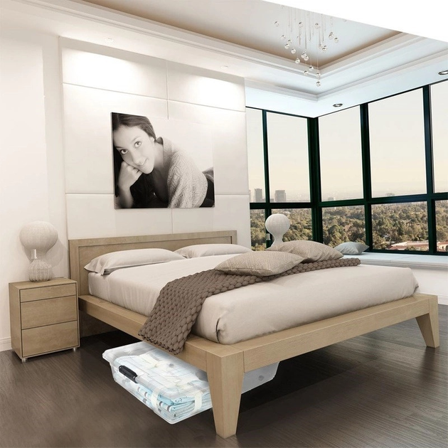 Контейнер для зберігання Orion під ліжко на колесах низький XXL 50 л (8694064013414) - зображення 5