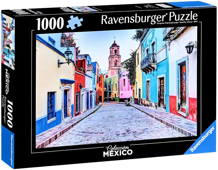 Пазл Ravensburger Вуличка в Мексиці 1000 елементів 12000509 (4005555005094) - Фото 1 Пазл Ravensburger Вуличка в Мексиці 1000 елементів 12000509 (4005555005094) - зображення 1