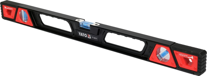 Poziomnica magnetyczna YATO wzmocniona 600 mm (YT-30311) - obraz 2
