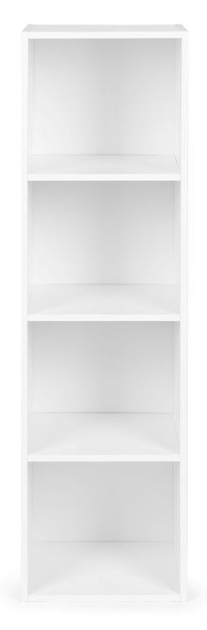 Стелаж ModernHome by Multistore loft 4 полиці білий (KJZ2173) - зображення 2