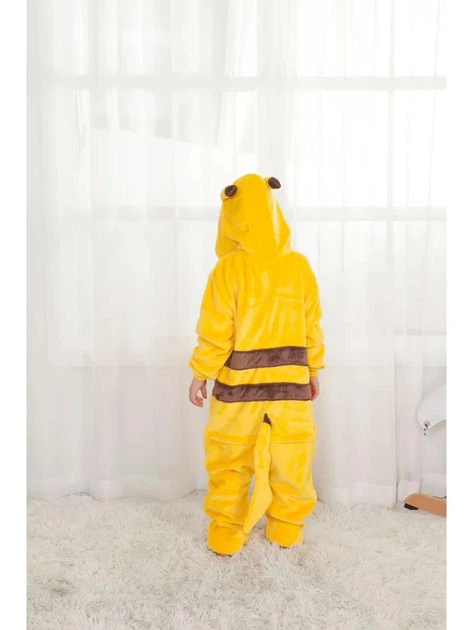 Дитяча піжама кігурумі Пікачу Покемон Жовтий Kigurumi kcr0074 140