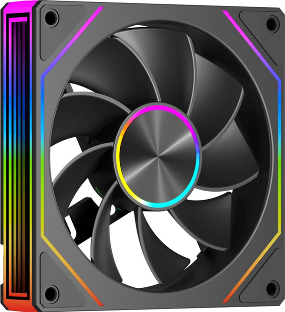 Кулер для корпуса реверсный PcCooler FG120R ARGB BK черный (6940526108627) - Фото 3 Кулер для корпуса реверсный PcCooler FG120R ARGB BK черный (6940526108627) - изображение 3
