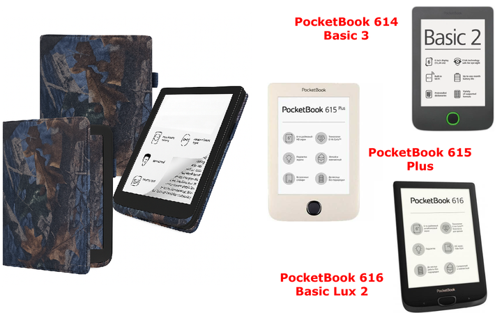 Чехол CRAYTON для PocketBook 614, 615, 616 – стиль, защита, цвет Hrab - Фото 1 Чехол CRAYTON для PocketBook 614, 615, 616 – стиль, защита, цвет Hrab - изображение 1
