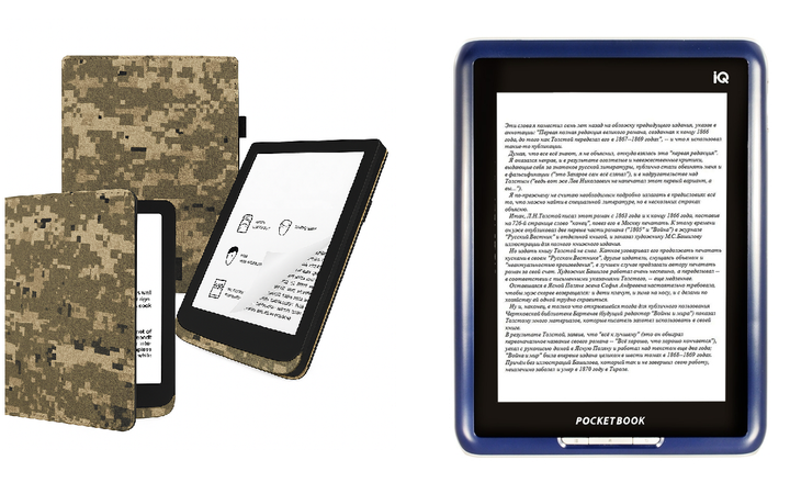 Чехол CRAYTON для PocketBook IQ701 – стиль, защита, цвет Pixel M14 - Фото 1 Чехол CRAYTON для PocketBook IQ701 – стиль, защита, цвет Pixel M14 - изображение 1